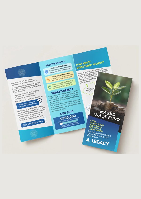 Masjid Waqf Fund flyer